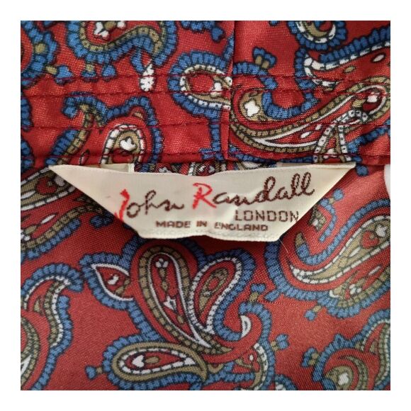 John Randall London Robe Belted Long Sleeve Paisley Men's Large - Picture 3 of 5